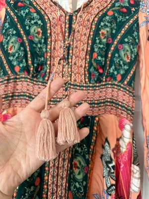 Farm Rio x Anthropologie Topanga Mini Dress size small thumbnail 4