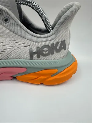 Hoka One One Women’s Clifton Edge Running Shoes Us10 Gray Pink Orange 1110511 thumbnail 11