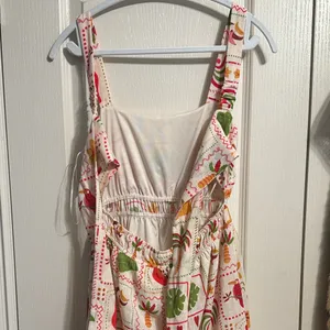 NWT Charmed Hearts Summer Print Tie Back Tiered‎ Maxi Dress thumbnail 3