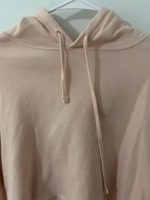 Pink Cropped Hoodie thumbnail 4
