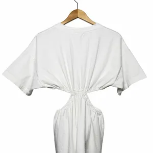 Free People FP Beach Women's XS Dandelion Mini‎ Dress Cutout White Short Sleeve Euro Summer thumbnail 5