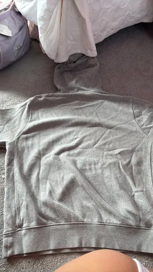 Grey Nike Hoodie Sweatshirt thumbnail 2