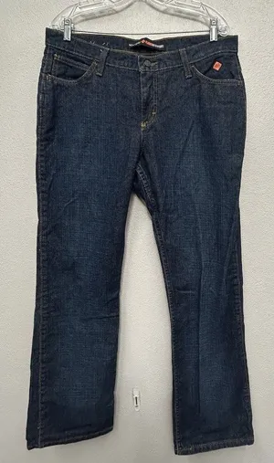 NEW Wrangler FR FireResistant Womens Jeans CAT2 13x32 Work Embroidered 10FRW10CH thumbnail 1