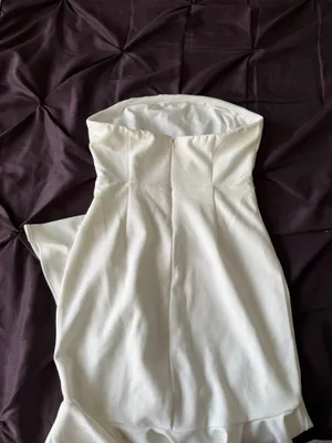 Selfie Leslie White Ruffle Dress thumbnail 2