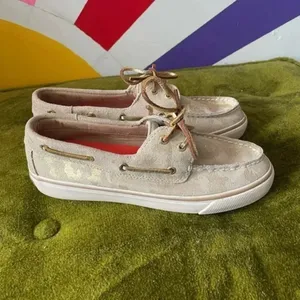Goldtone Camo Sperry Top Sider Boat Shoes Leather EUC! Size‎ 7.5 021 thumbnail 6