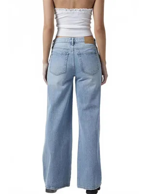 PacSun Lena Low Rise Super Baggy Jeans Indigo NWT Size 34 thumbnail 4