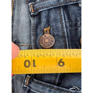 J. Crew Dark Blue High-Rise Button-Fly Skinny Jeans 27 thumbnail 9