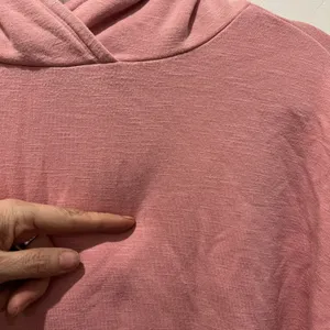 Fabletics Hoodie Sweatshirt Pink Oversized Lightweight Soft Athleisure size S thumbnail 14
