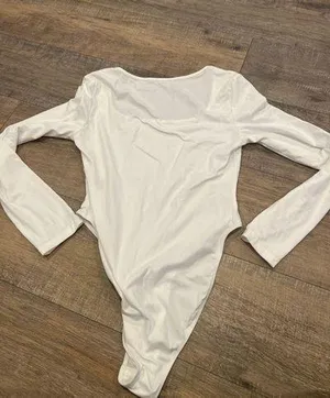 SheIn White bodysuit thumbnail 2