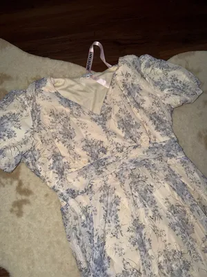 Nwt Baltic born Ardley Maxi Dress | Cream + Blue floral embroidered $148 fall thumbnail 11