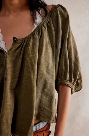NWT Free People We The Free Sunset Tee Size Small thumbnail 3