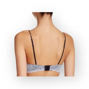new Honeydew Intimates ❁ Elegance Lace Bra ❁ Black with White Lace Overlay ❁ L ❁ thumbnail 4