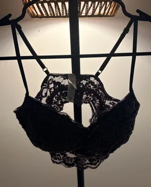 Maeve Grey Lace Bralette thumbnail 1