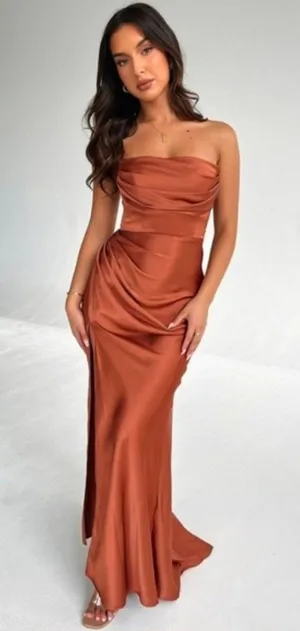 Thats So Fetch Lola Maxi Dress Rust Orange Size 14 thumbnail 1