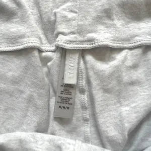 SKIMS Foldover Flare Pants Womens M Heather Gray Cotton Stretch Lounge Yoga thumbnail 3