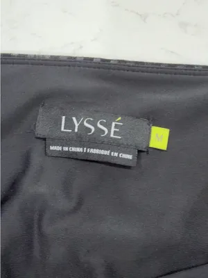 Lysse Black Plaid High-Rise Stretch Leggings thumbnail 5