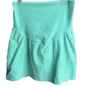 Beyond the Bump Aqua‎ Maternity Skirt Sz L thumbnail 2