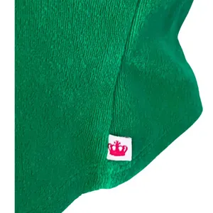 JUICY COUTURE Bright Kelly Green Terry Cloth Swimsuit Top Coverup ~ Size MEDIUM thumbnail 5