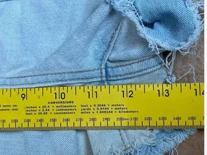 wild fable Light Wash highest rise Denim High-Rise Frayed Hem Shorts thumbnail 6