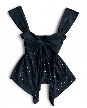 Source Unknown Unbranded Women's Black fairy top thumbnail 1