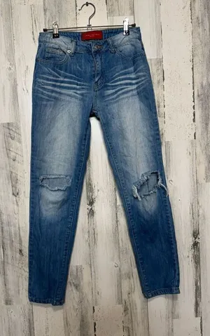 Akira blue skinny jeans thumbnail 1