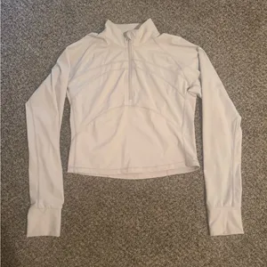 Women's White Long Sleeve Top Size XL thumbnail 1
