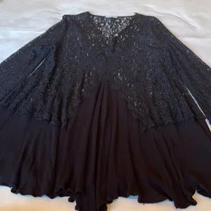 JODIFL Long Bell Sleeve Black Lace Tunic thumbnail 7