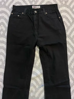 Faded Glory Black Bootcut Jeans 26 Short thumbnail 2