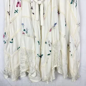 Advance Apparels Corset Floral Emboidered Fairy Midi Dress Free/L/XL Ethereal thumbnail 8