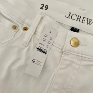 NWT!! J. CREW White Slim Jeans '03‎ 2003 Stretch Solid White High Rise Size 29 thumbnail 12