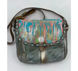 Vintage FENDI Customized with trims and Graffiti thumbnail 2
