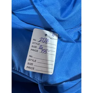 Linda Royal Blue Chiffon Maxi Gown Open Back Bow Detail Prom Formal Women's 16‎ thumbnail 3