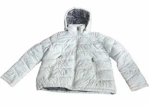 Guess Women’s White Hooded Puffer Jacket thumbnail 1