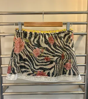 HAND OVER Ralph Skirt in Black & White thumbnail 8