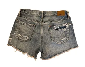 High Waisted Denim Shorts thumbnail 3