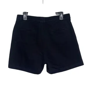 ANINE BING Women’s Woven Pleated Black Trouser Short size large thumbnail 7