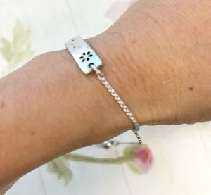 Silver Thankful Bracelet thumbnail 3