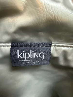 Kipling Navy Blue Kichirou Insulated Lunch Bag Crossbody with Monkey Keychain thumbnail 5