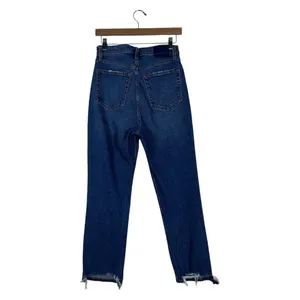Abercrombie & Fitch Curve Love Ultra High Rise Ankle Straight Jeans 28/6 thumbnail 4