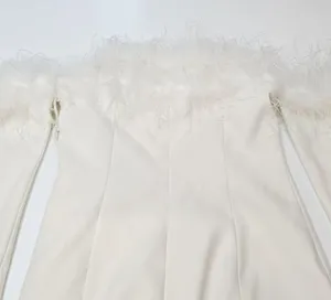 Camila Coelho Astrid Mini Dress in Ivory Medium thumbnail 8