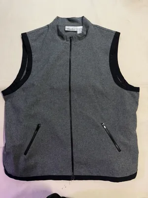 Kathie Lee Collection VTG full zip vest size XL grey thumbnail 1