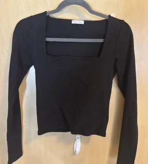 Good American Long Sleeve Top Black thumbnail 1