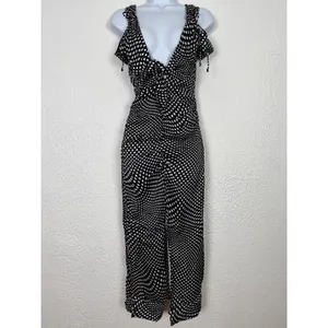 For Love & Lemons Beth Polka Dot Midi Dress Romantic Cocktail Size XS NWT thumbnail 4