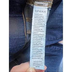SPANXshape EveryWear Pull-On Flare Jeans XL High Rise Dark Wash Stretch thumbnail 9
