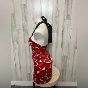 Donna Ricco Black and red dress size 2P thumbnail 3
