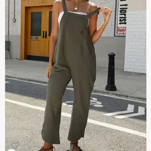 Olive Green Women's Jumpsuit size Large New with tags thumbnail 4