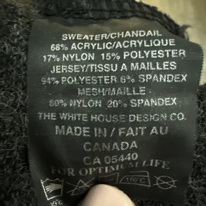 Sympli Top 10 Heathered Knit Sweater w/Black Trim Slit Sides asymmetrical thumbnail 10