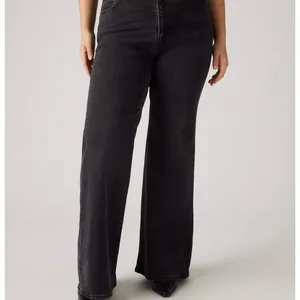 New Levi's 28x32 Premium Ribcage Bell Women's Jeans On The Town Black thumbnail 2