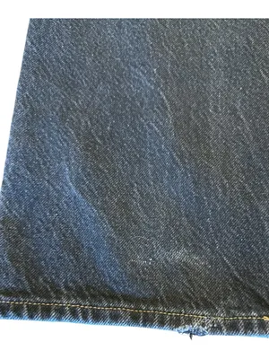 PacSun Two-Tone Light Blue Jeans on Front with Black Back. 90s Boyfriend Style thumbnail 3