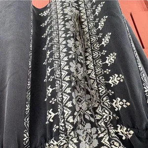 Joie NWT ODANDA Silk Trompe L’oeil Embroidered Boho Sleeveless Mini Dress S thumbnail 6